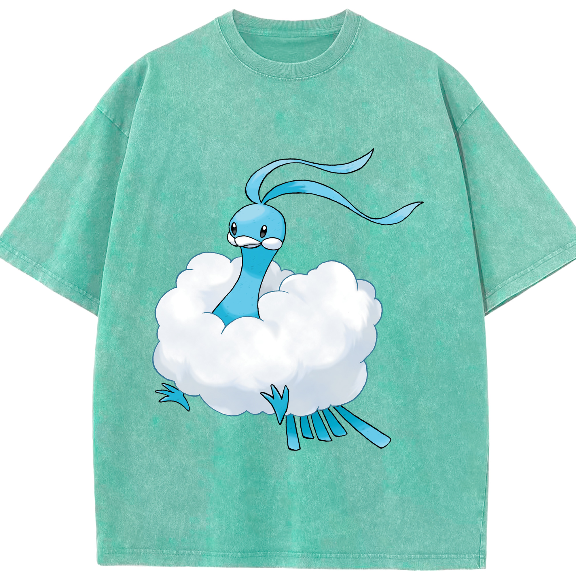 （画像用） ポケットモンスター Pokémon 綿100% ヴィンテージ風 半袖Tシャツ（フロントプリント）